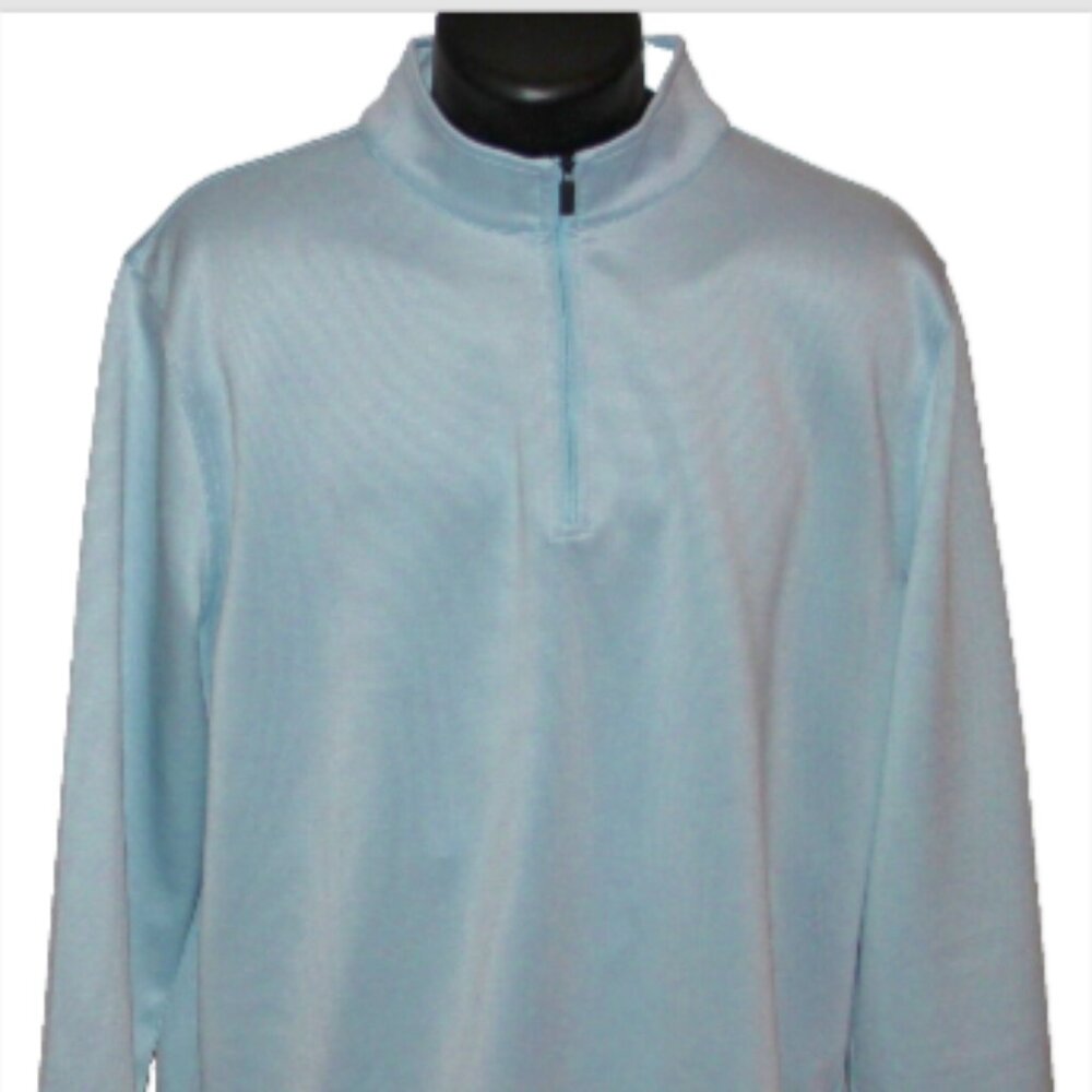 Sharp Hickey Freeman Comfort Stretch Performance Pullover Light Blue, XL
